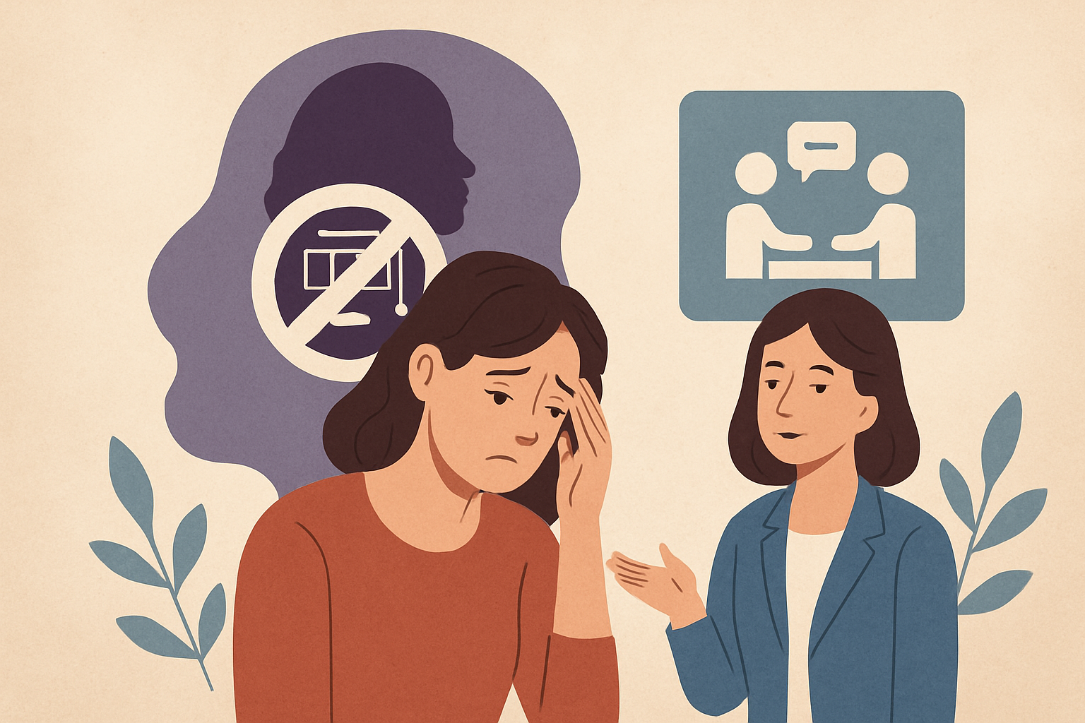 Nachdenkliche Frau in ruhiger Umgebung, symbolisiert den Weg zur Erkenntnis und Hilfe bei Spielsucht